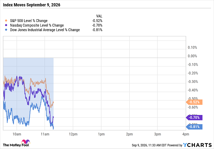 Stock Market Indexes Drop, But One Megacap Gained 6.3%