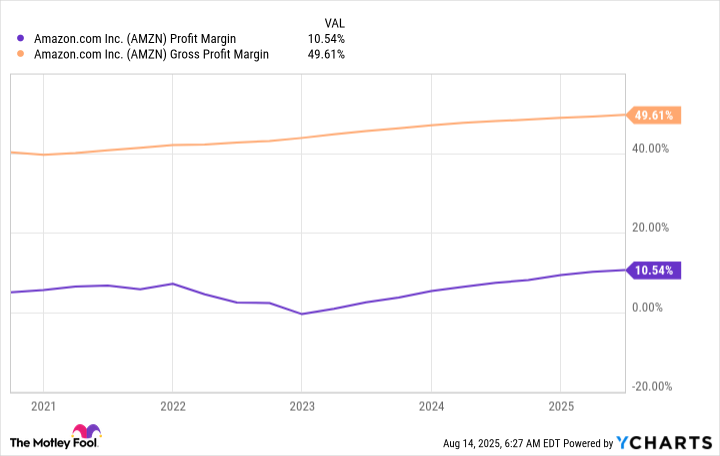 AMZN Profit Margin Chart